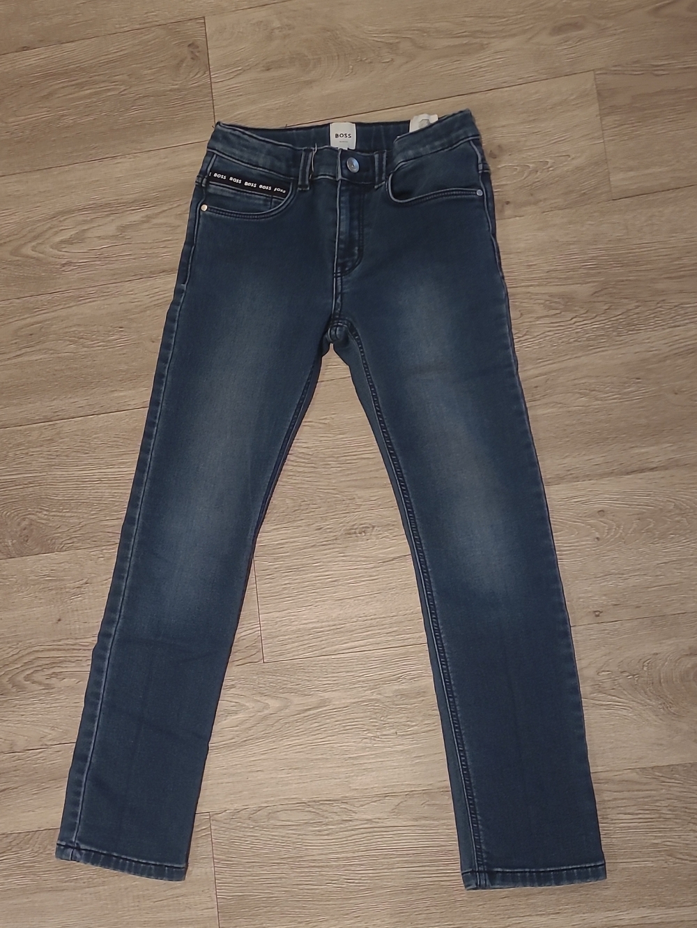 BOSS Kids' jeans in stretch-knit denim